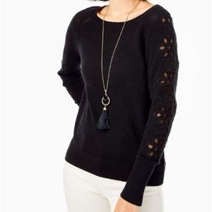 NWT Lilly Pulitzer Cargile Sweater - Size M - Onyx